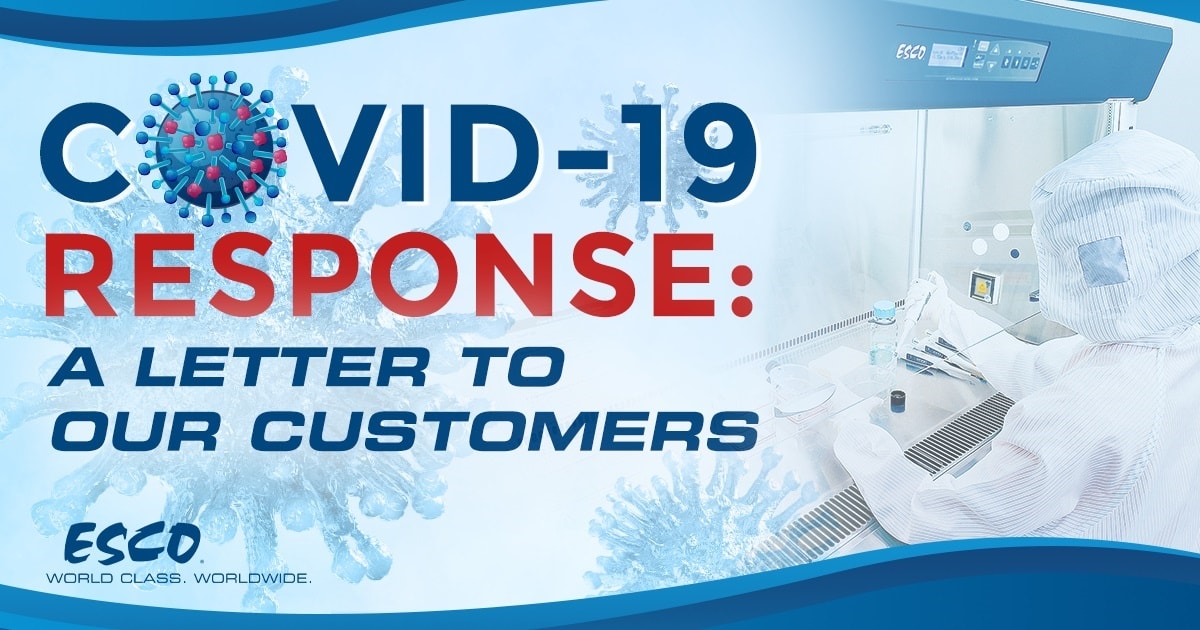 COVID-19 Response: A letter to our customers